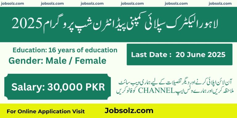 LESCO Paid Internship Program 2025